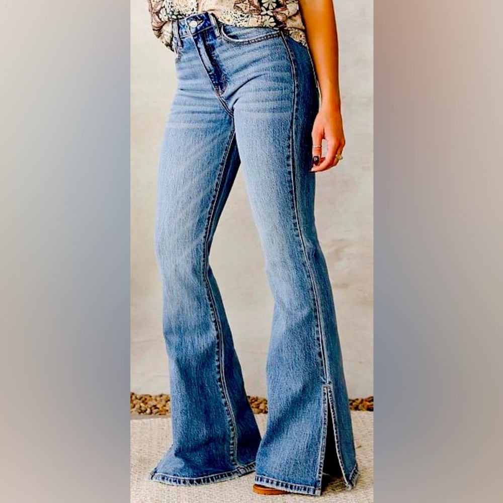 Willow & Root High Rise Flared Out Jean